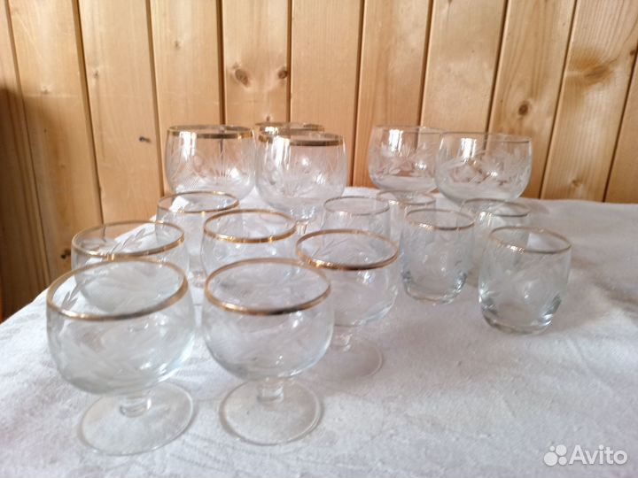 Стопки и фужеры. СССР