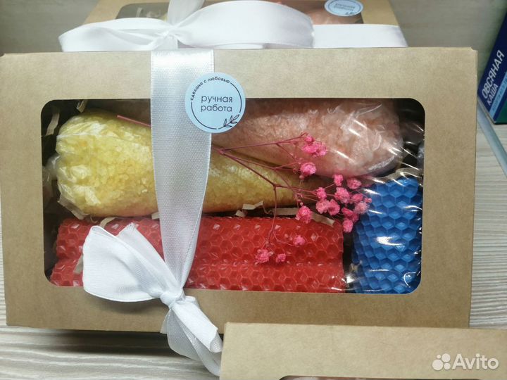 Набор свечей из вощины