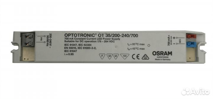 Блок питания osram optotronic OT 35/200-240/700 (у
