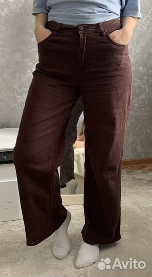 Джинсы женские с высокой посадкой длина 107