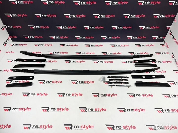 Рейлинги Mitsubishi Outlander 13г Черные N2136