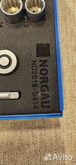 Набор головок norgau nd2019-s414 в кейсе