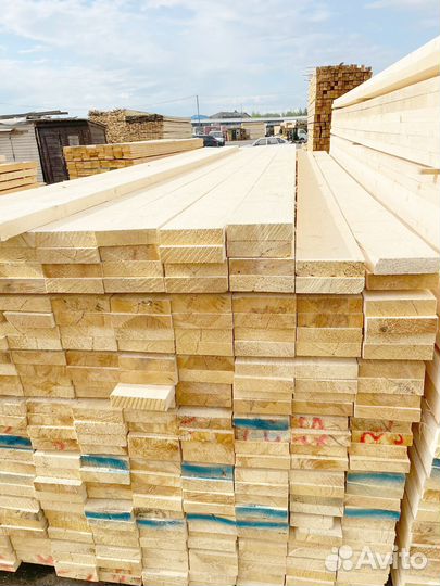 Доска обрезная 25х100х6000мм от производителя