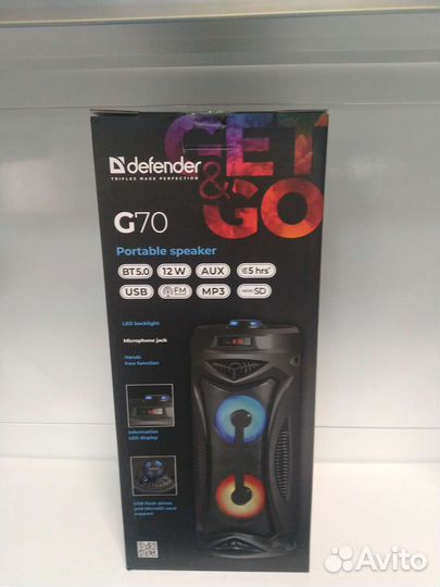 Колонка блютуз Defender G70