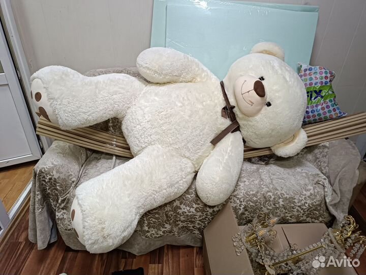Большой плюшевый мишка 200 см