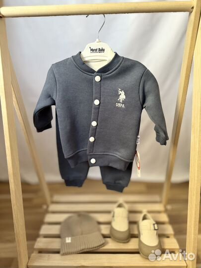 Спортивный костюм uspa детский новый 74 86 92