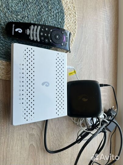 TV приставка и wi-fi роутер ростелеком