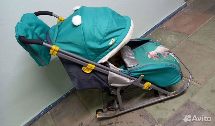 Санки коляска ника