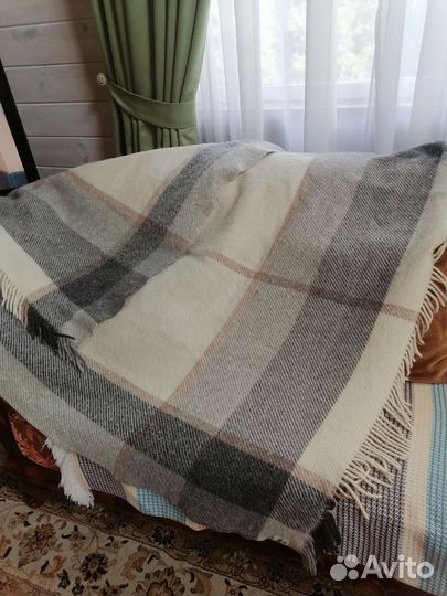 Плед шерсть Roros Норвегия оригинал