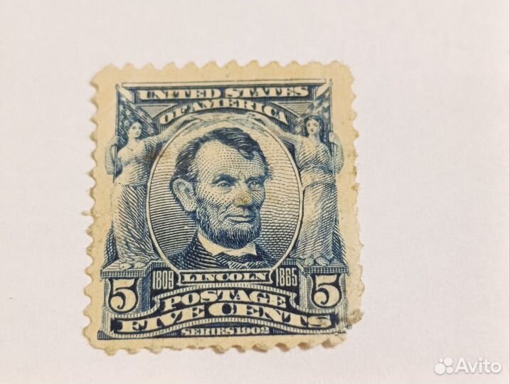 Антикварная Марка Lincoln USA