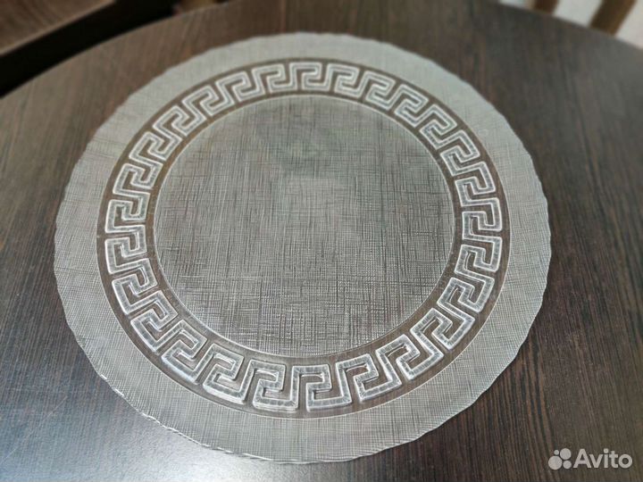 Блюдо Тарелка стекло 30 см подставка под торт