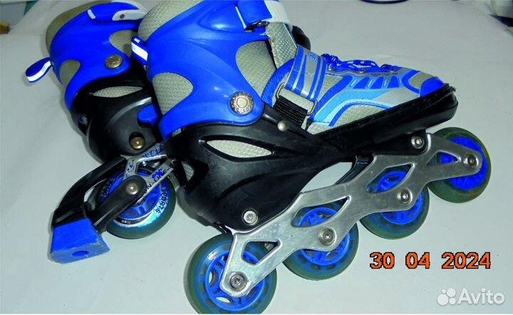 Ролики детские раздвижные 34-39р