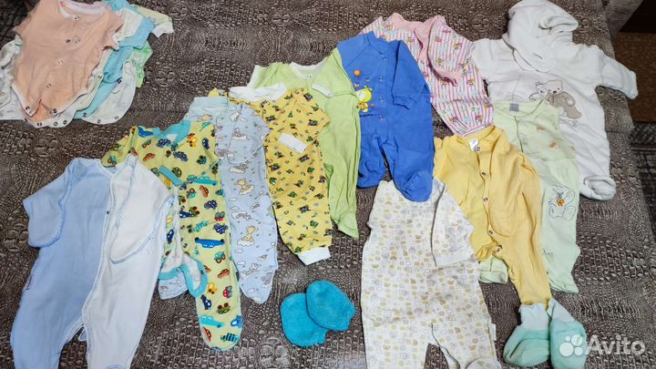 Вещи пакетом на мальчика 56 62