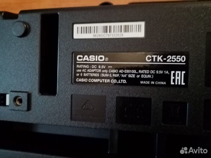 Синтезатор Casio ctk 2550
