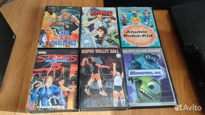 Картриджи Сега (Sega Mega Drive)