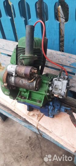 Пускач пд-8 трактора Т-40(пусковой двигатель)