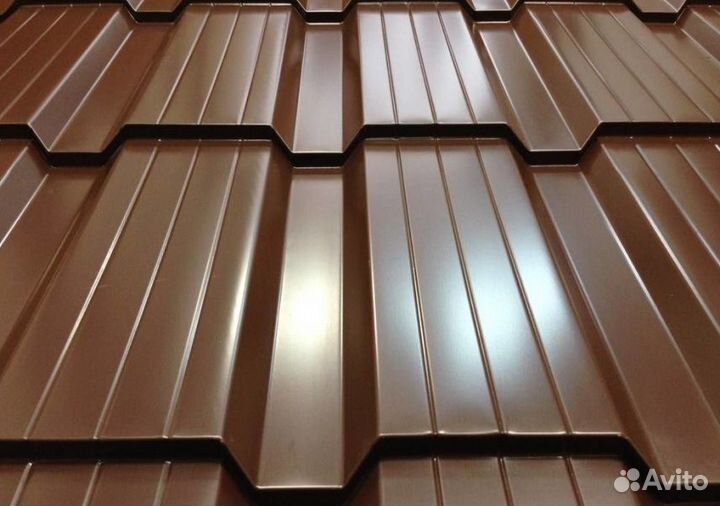Металлочерепица шоколад