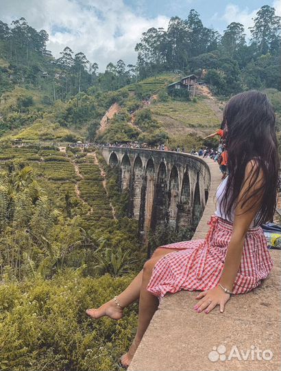 Юбка миди ASOS в клетку