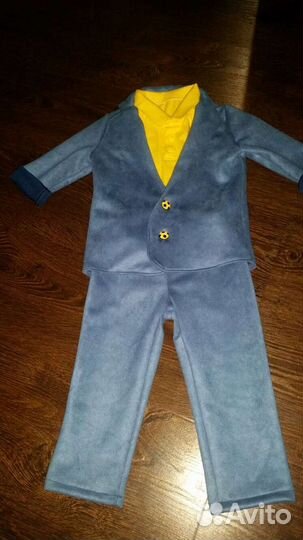 Замшевый костюм на 1,5-2 года