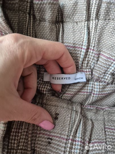 Брюки в клетку reserved 134