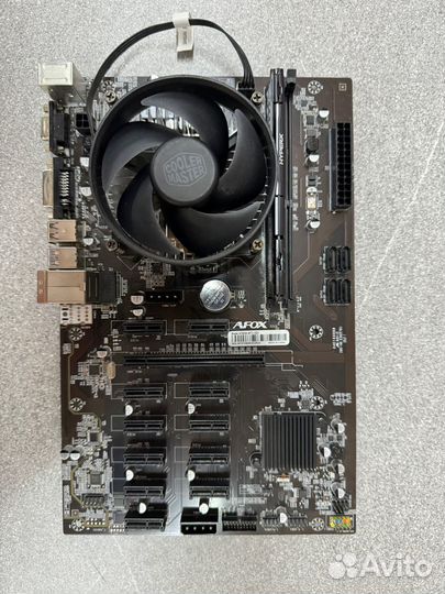 Afox AFB250-BTC12EX + G3900 + 4GB DDR4 + SSD 120GB