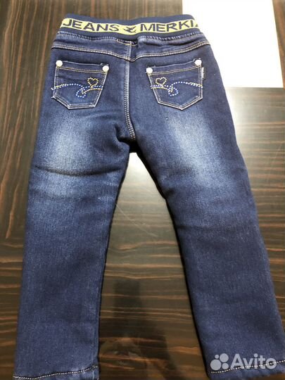 Брюки на девочку теплые