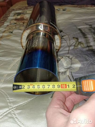 Глушитель HKS Hi-Power Вход 51мм Выход 89