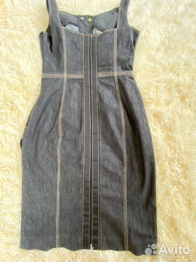 Платье сарафан джинсоавй Испания