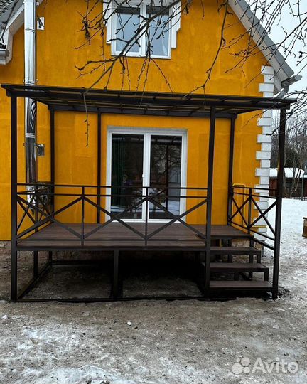 Приставная терраса к дому