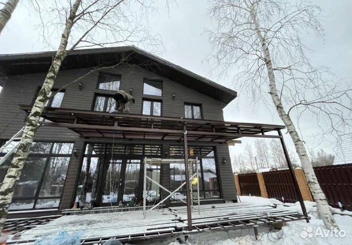 Забор из профнастила