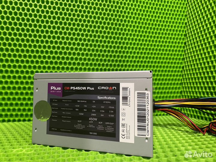 Блок питания Crown PS450W - Plus