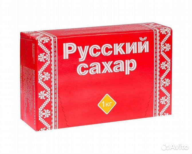 Русский Сахар белый кусковой 1 кг