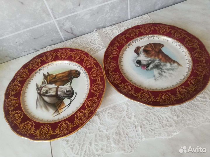 Старинные декоративные тарелки. Франция