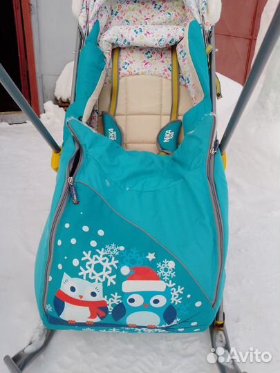 Санки коляска ника