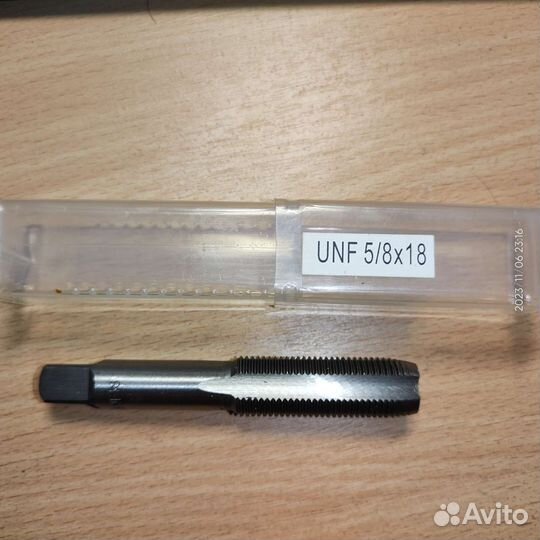 Метчик дюймовый UNF 5/8 18 нитей