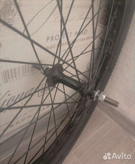 Переднее колесо на BMX