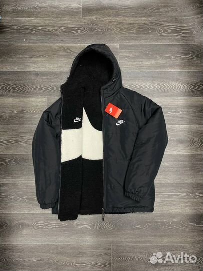Куртка Найк двухсторонняя барашек