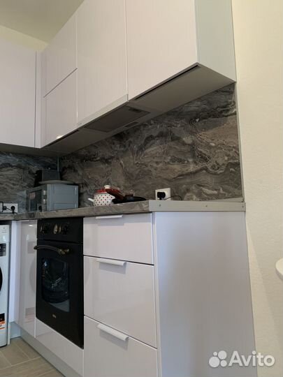 Угловая кухня. Белый глянец ксп:23520