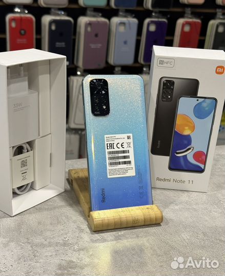 Xiaomi Redmi Note 11 4/128gb Star Blue Как Новый