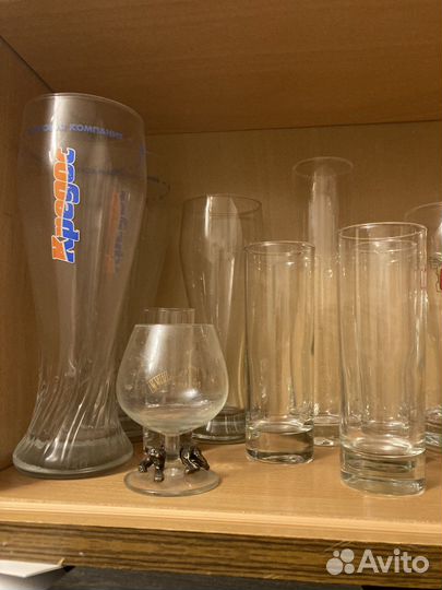 Пивные кружки и стаканы