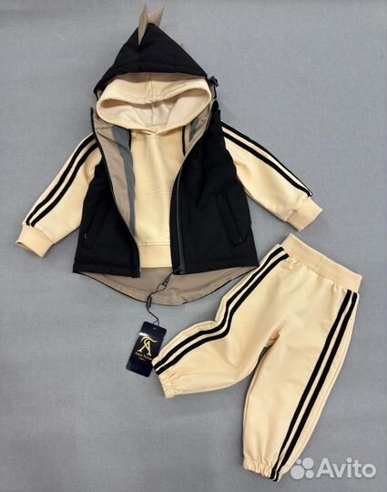 Костюм тройка для мальчика, 86-110