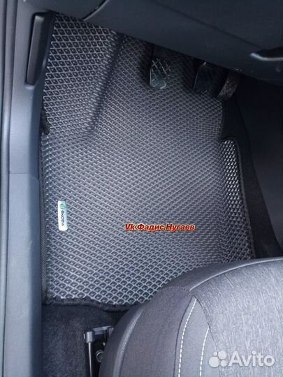 Коврики EVA на Шкода Рапид с Бортами