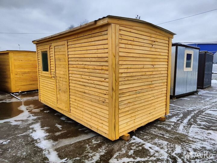 Новые деревянные бытовки