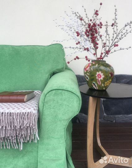 Чехол для 2-х местного дивана-кровати Экторп Икеа