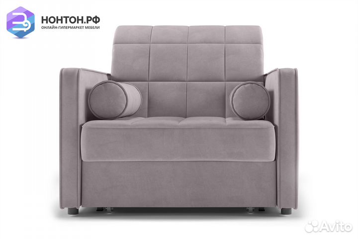 Кресло аккордеон Модо серо-бежевое