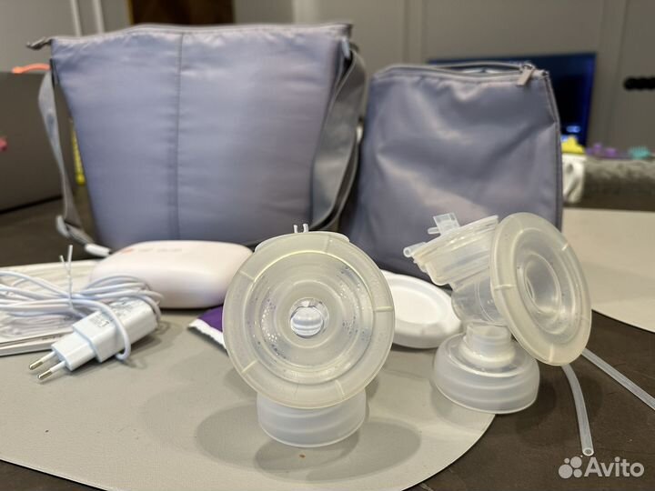 Молокоотсос avent электрический двойной