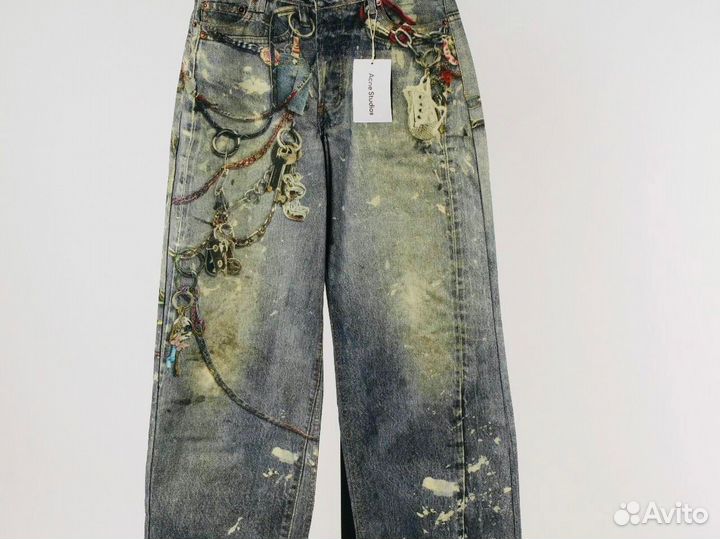 Джинсы архив Acne studios 1981M синие