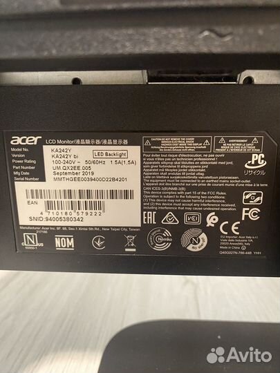 Монитор Acer 24