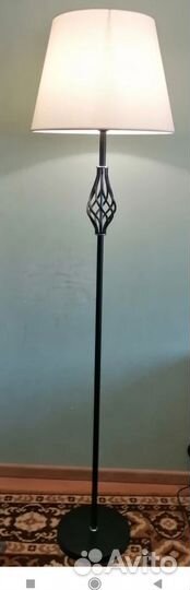 Торшер напольный с абажуром