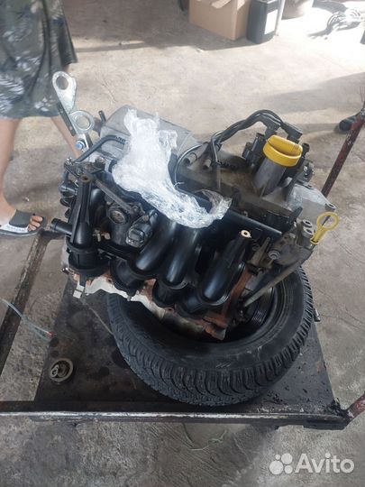 Двигатель Renault logan 1 6 8 кл